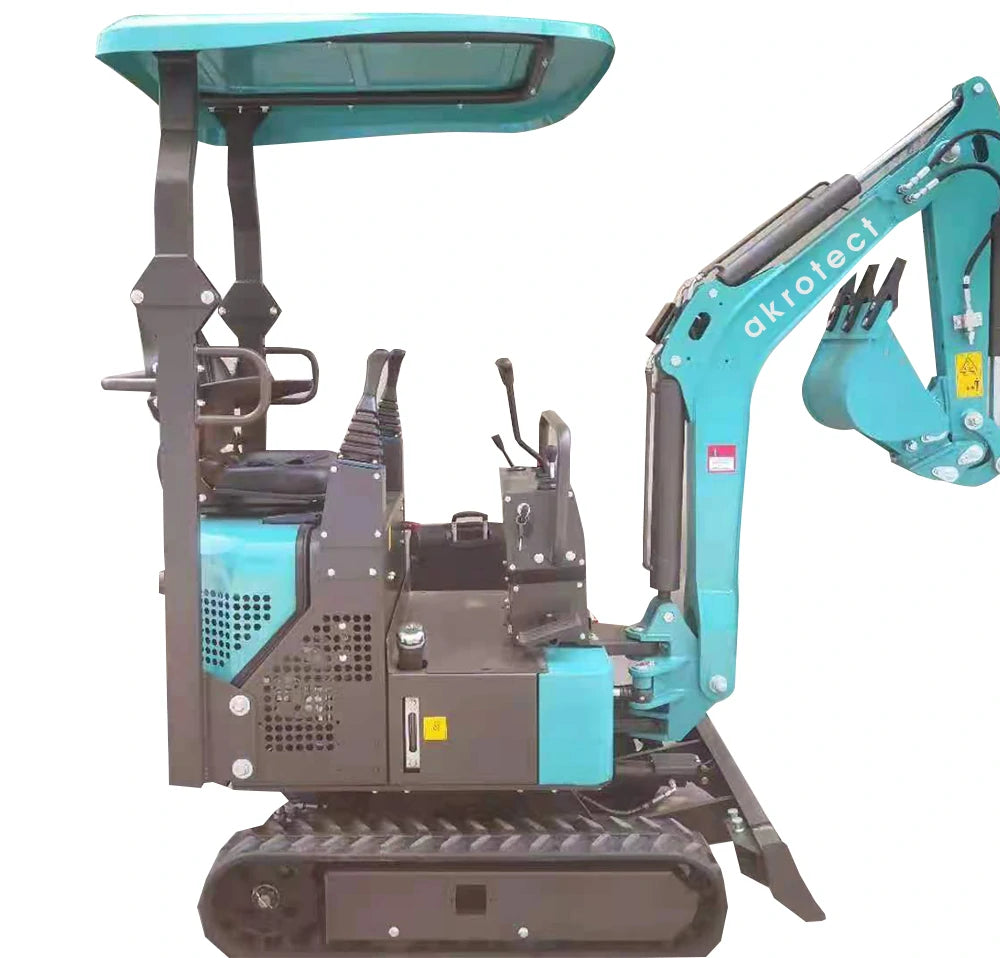 Akrotect Bagger AK 100-1V Knickmatik und Verstellfahrwerk