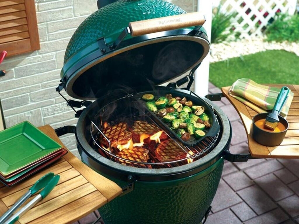Big Green Egg Gelochter, Halbrunder Rost
