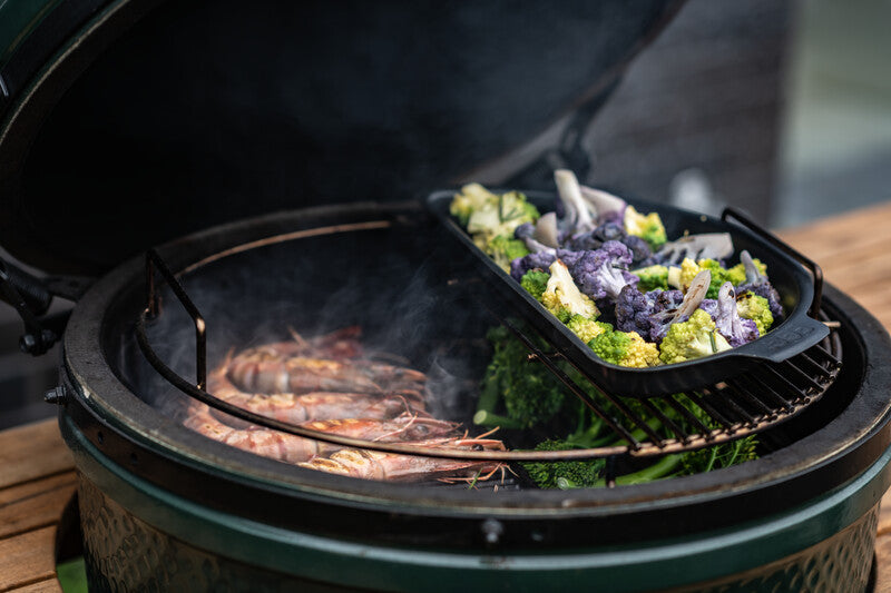 Big Green Egg halbrunder Gusseisenrost
