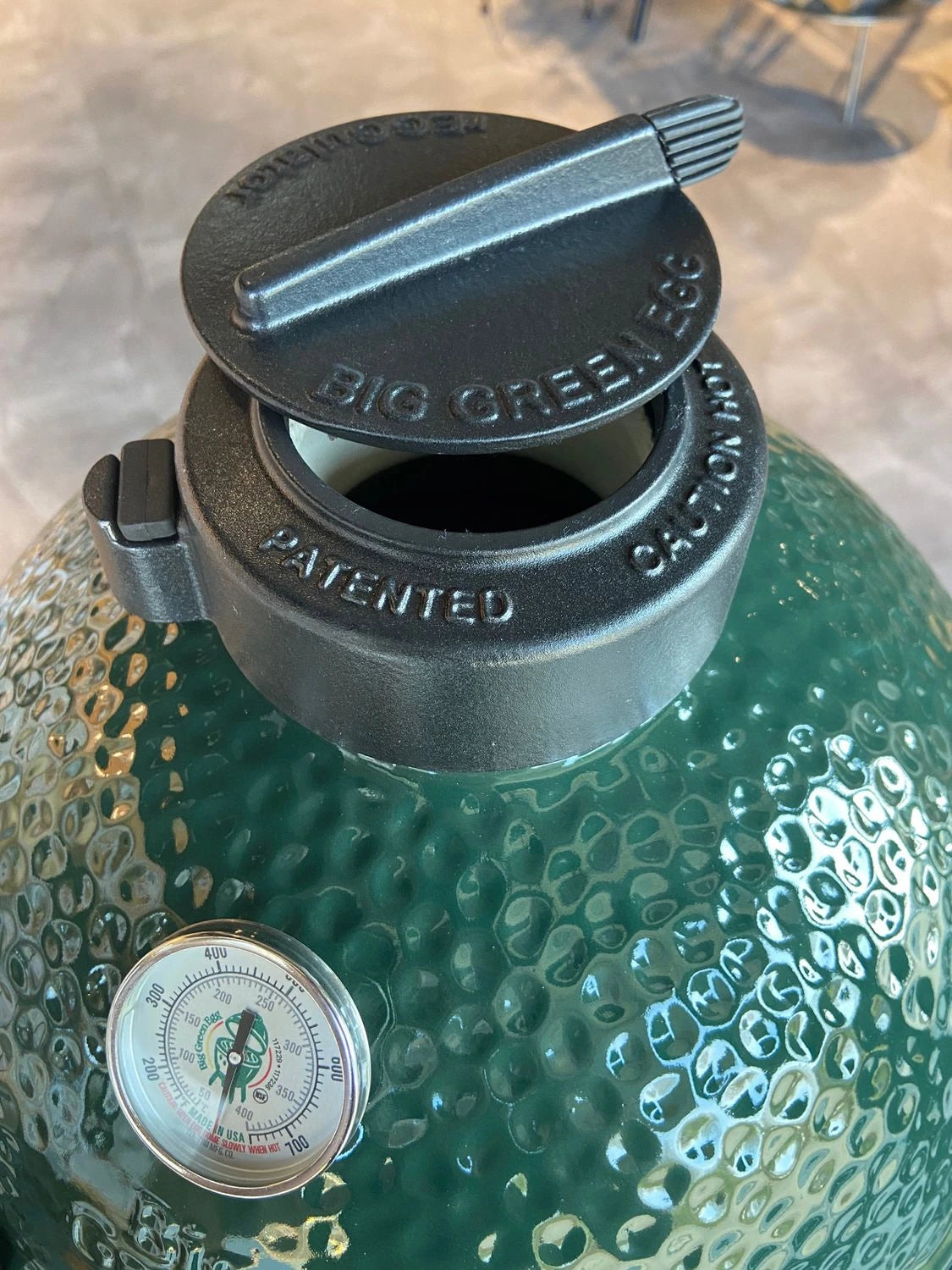 Big Green Egg Tel-Tru Deckelthermometer