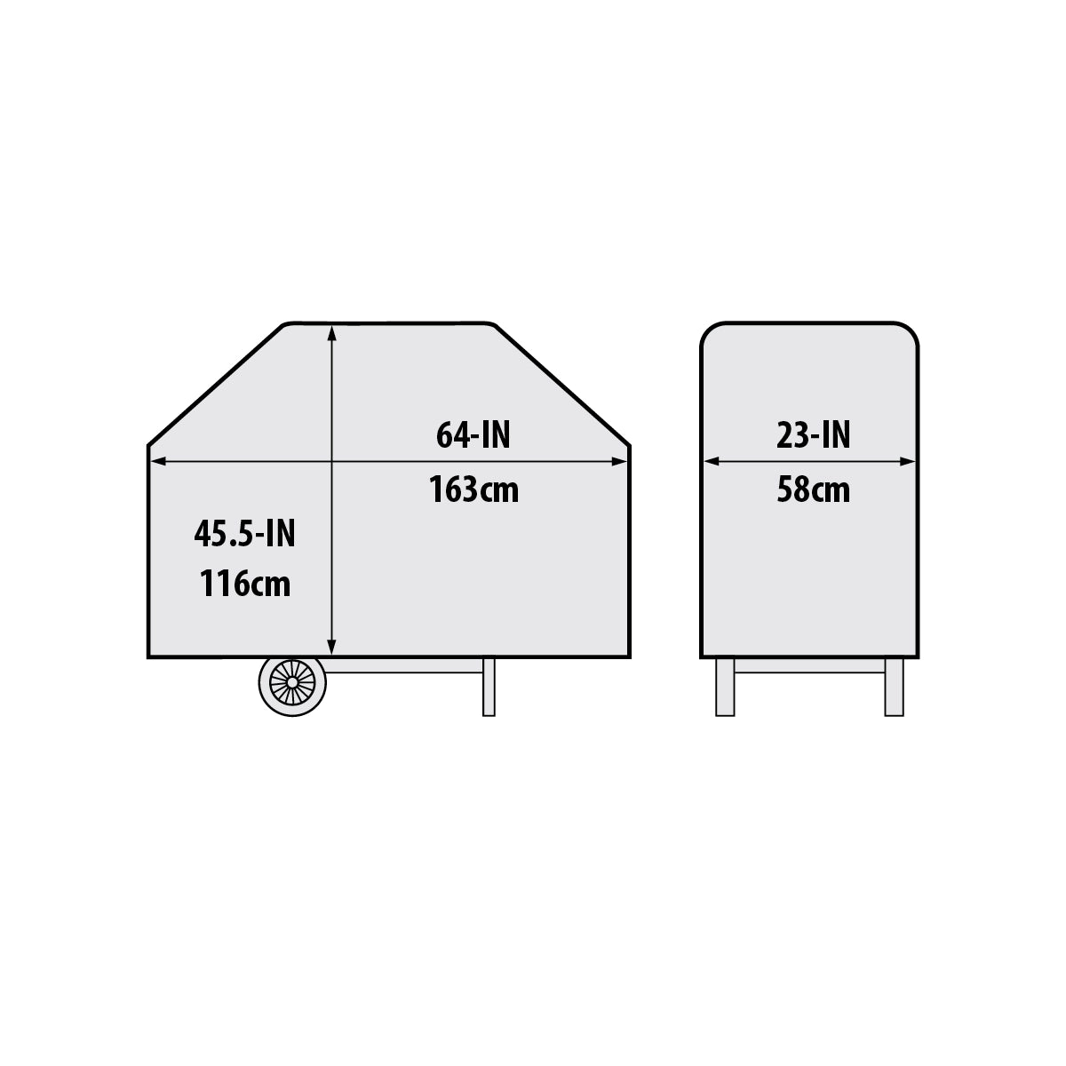 Broil King Abdeckhaube Select für Sovereign 490, Baron 500er Serie