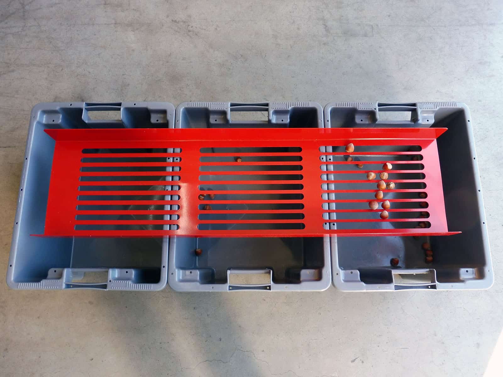 Feucht Obsttechnik Handsieb Walnuss groß 28mm, 30mm, 32mm Kalibriersieb