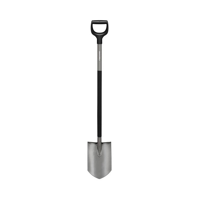 Fiskars Ergonomic Gärtnerspaten spitz, grau