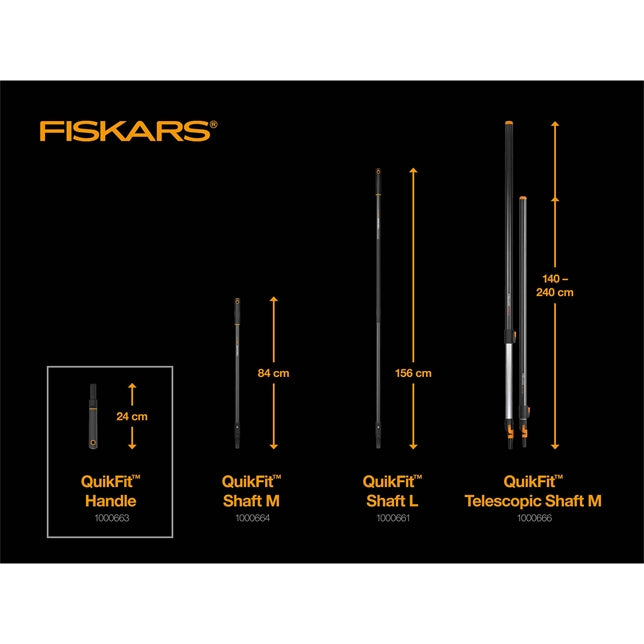 Fiskars QuikFit Handgriff, 24 cm