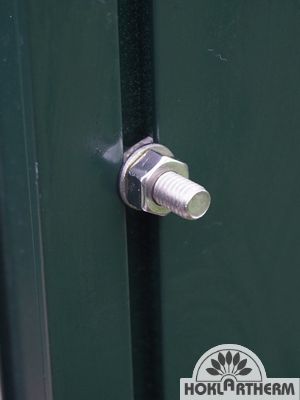 Hoklartherm Hammerkopfschrauben M6 aus Edelstahl, mit Mutter