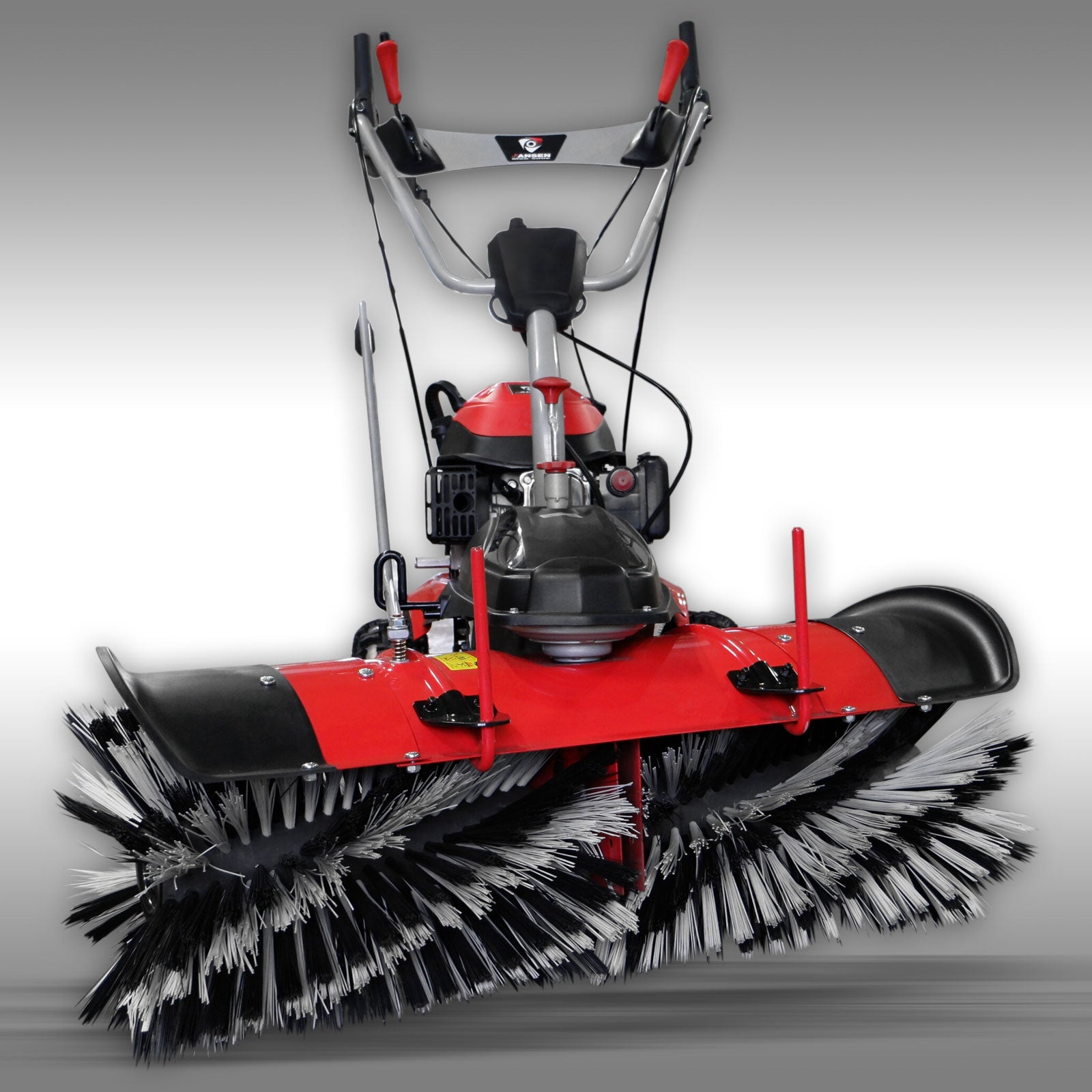Kehrmaschine Jansen MKB-500 E inkl. Schneeschild+Behälter+E-Starter