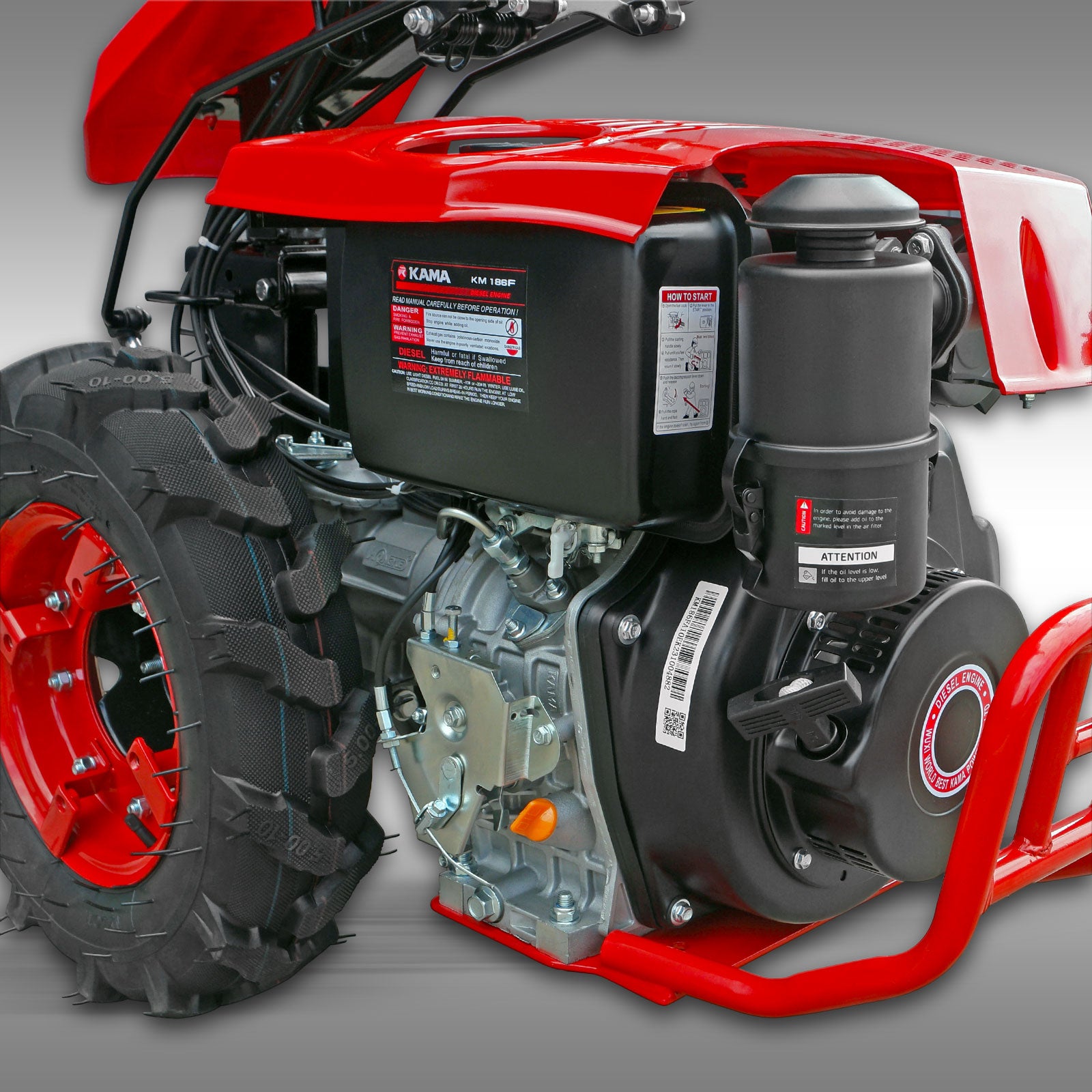 Motorgeräteträger Jansen MGT-600D, 8,6 PS Dieselmotor, Einachsschlepper