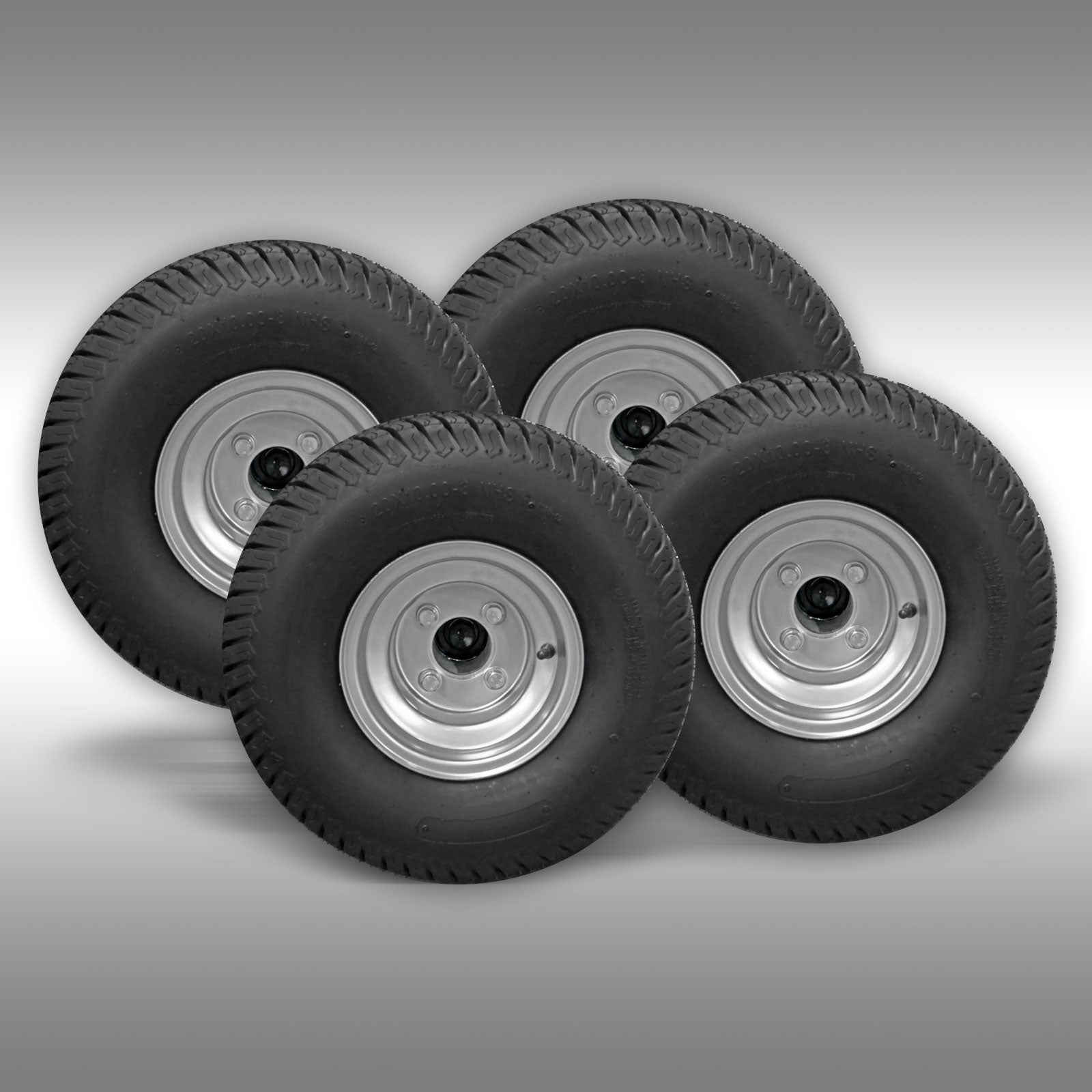 Rasenreifen im 4er Set für Elektro-Motorschubkarre Jansen MSK-800X
