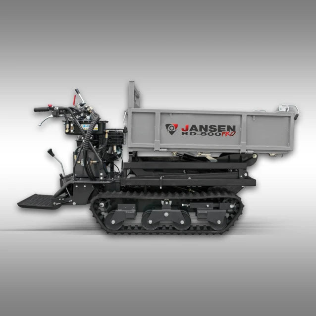 Jansen Raupendumper RD-800pro, hydraulisch, Hochkippsystem, 13 PS, Kettendumper
