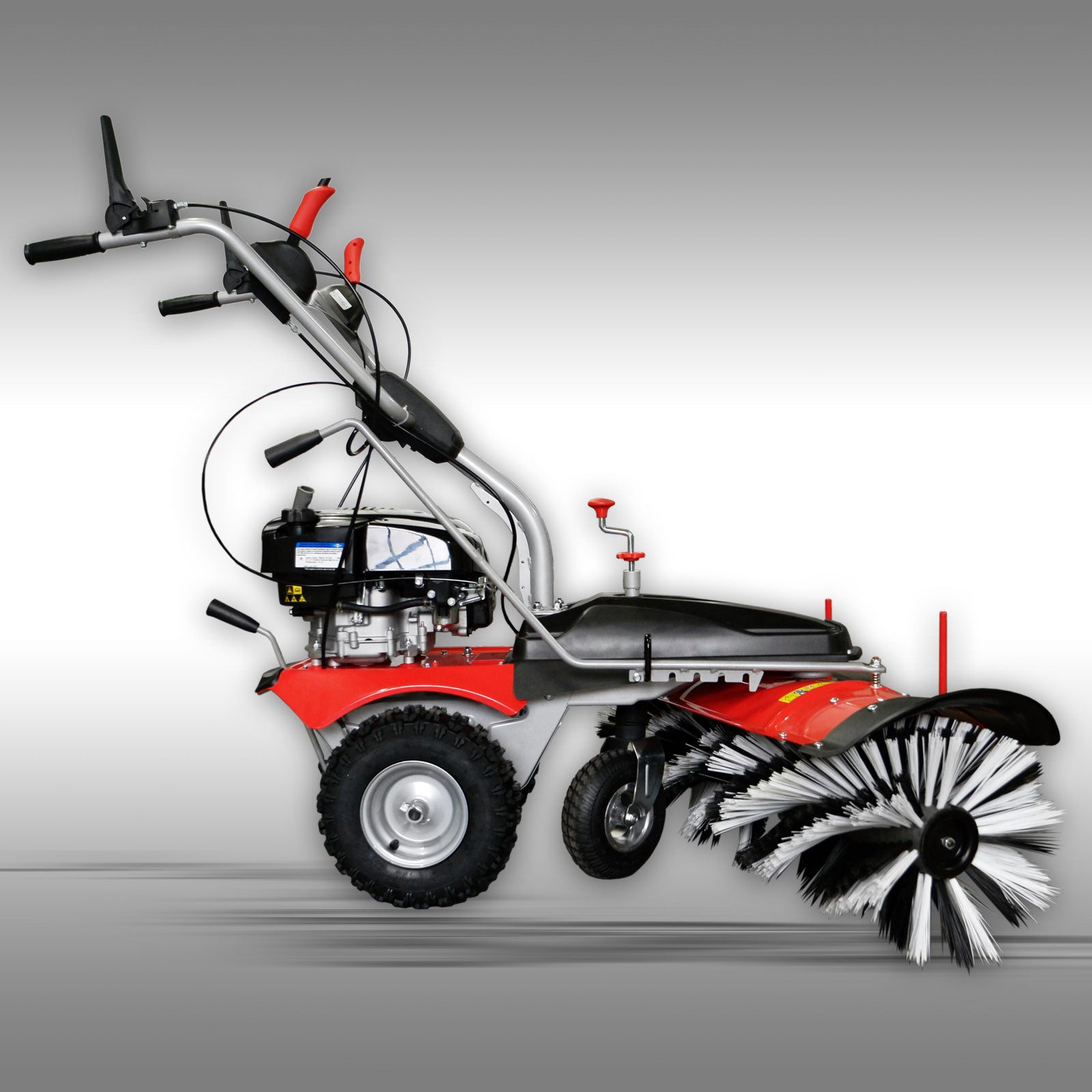 Kehrmaschine Jansen MKB-500BS, B&S 750EX Serie inkl. Schneeschild und Behälter
