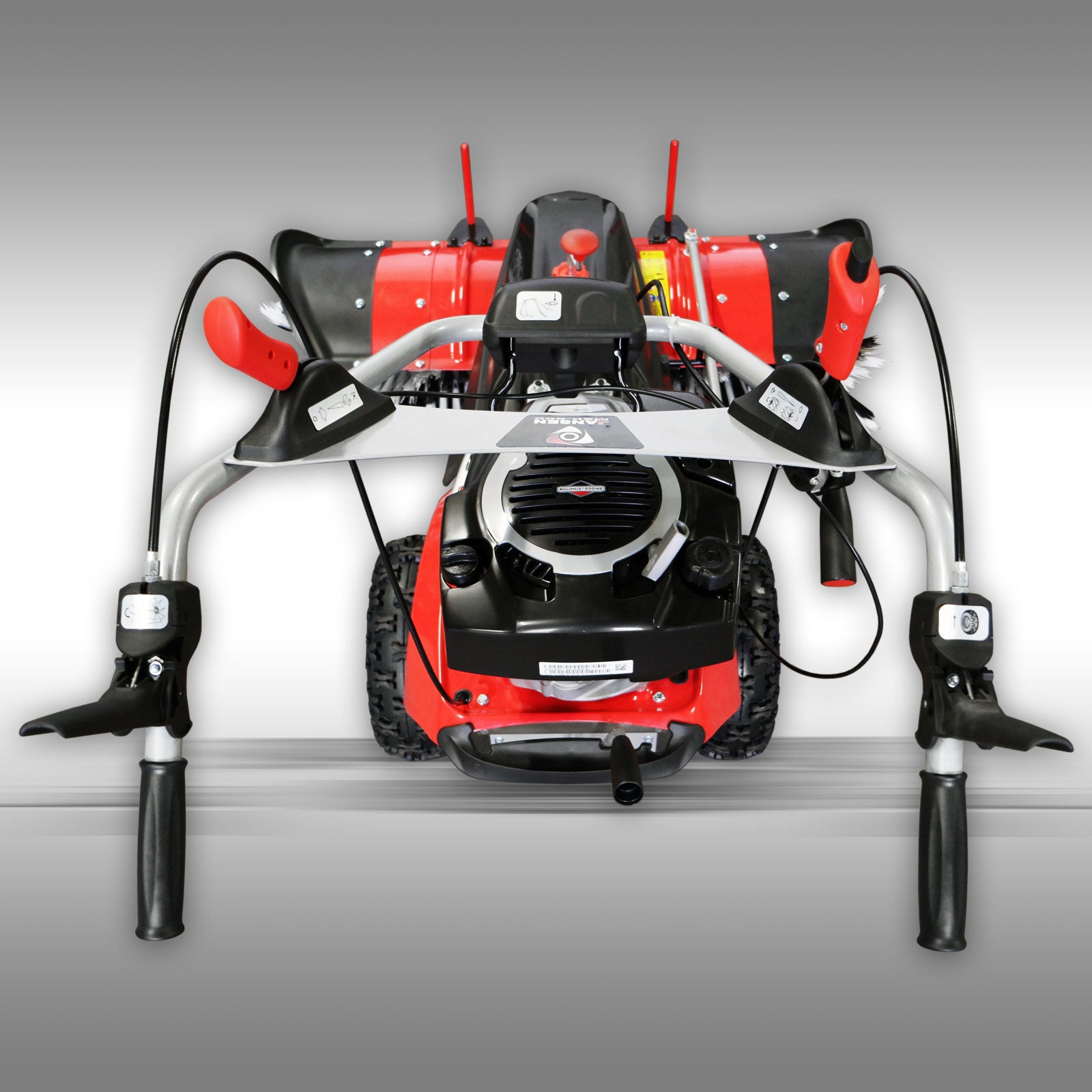 Kehrmaschine Jansen MKB-500BS, B&S 750EX Serie inkl. Schneeschild und Behälter