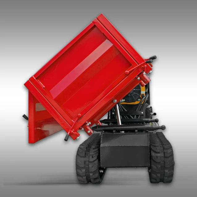 Jansen Raupendumper RD-1000, Kettendumper Motordumper, 3 Seiten-Kipper