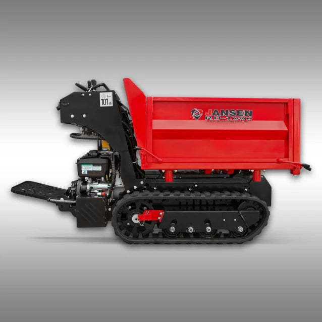 Jansen Raupendumper RD-1000, Kettendumper Motordumper, 3 Seiten-Kipper