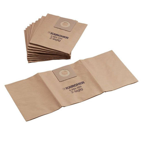 Kärcher Papierfiltertüten NT361 verstärkt für NT 25, NT 35, NT 45, NT 360, NT 361, NT 561, NT 611