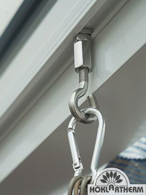 Hoklartherm Ring-Hakenkombination aus Edelstahl
