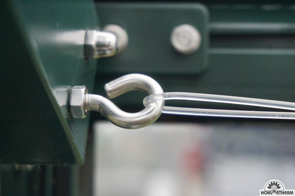 Hoklartherm Ring-Hakenkombination aus Edelstahl