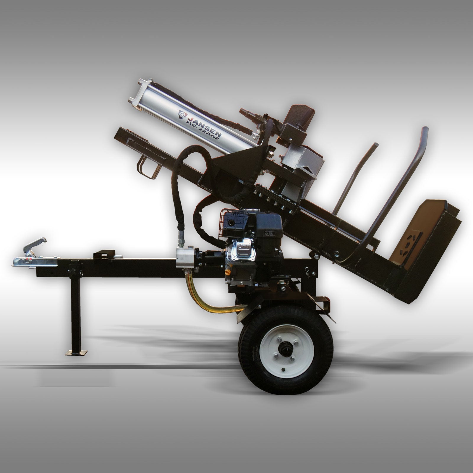 Holzspalter Jansen HS-22A62, 22 t, 62cm, Benzinmotor, stehend+liegend