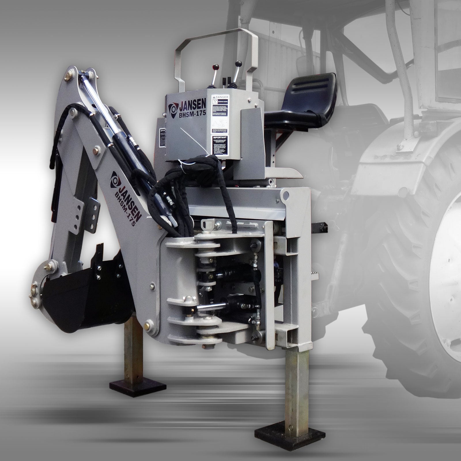 Jansen Heckbagger BHSM-175 inkl. 300mm Schaufel, Anbaubagger, Bagger