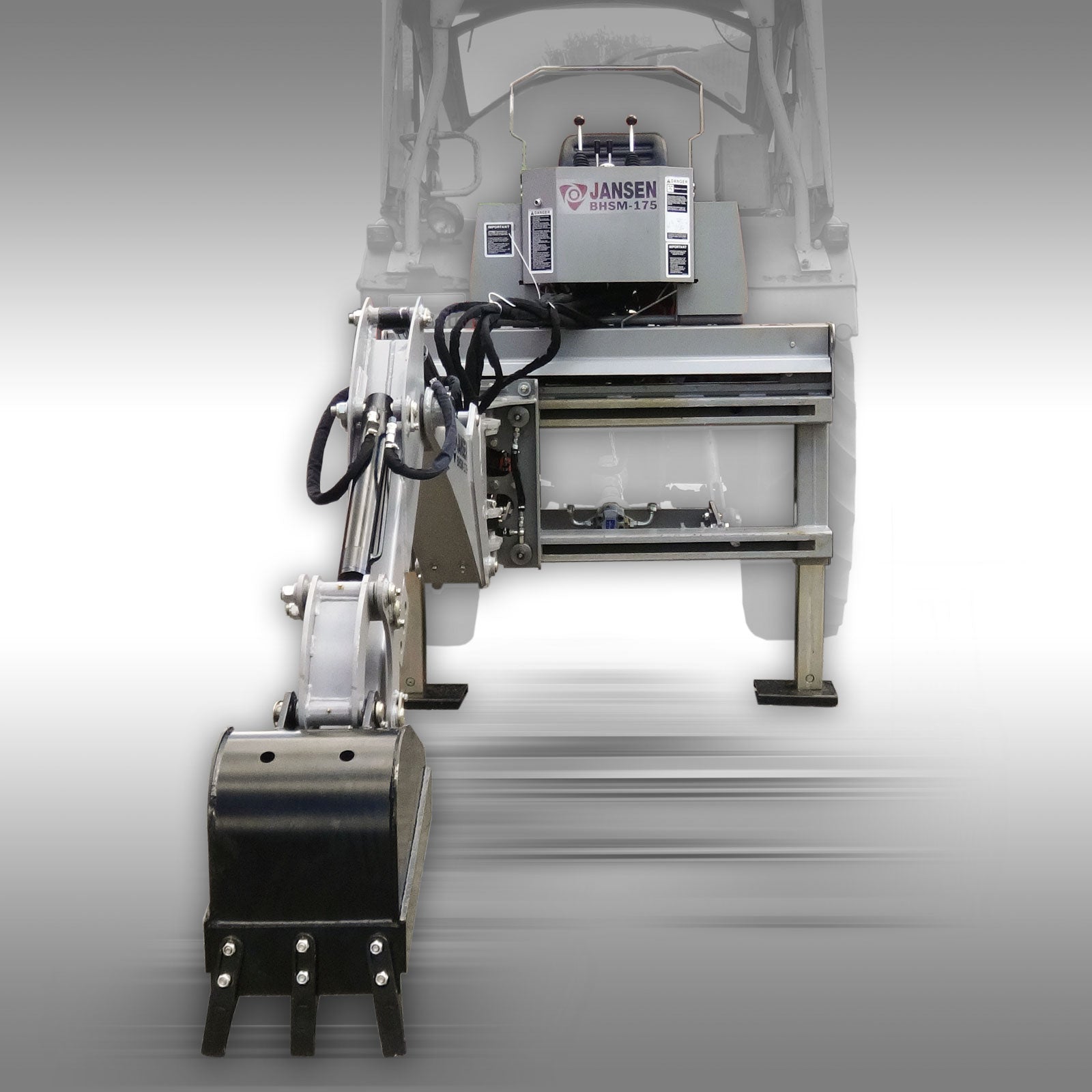 Jansen Heckbagger BHSM-175 inkl. 300mm Schaufel, Anbaubagger, Bagger