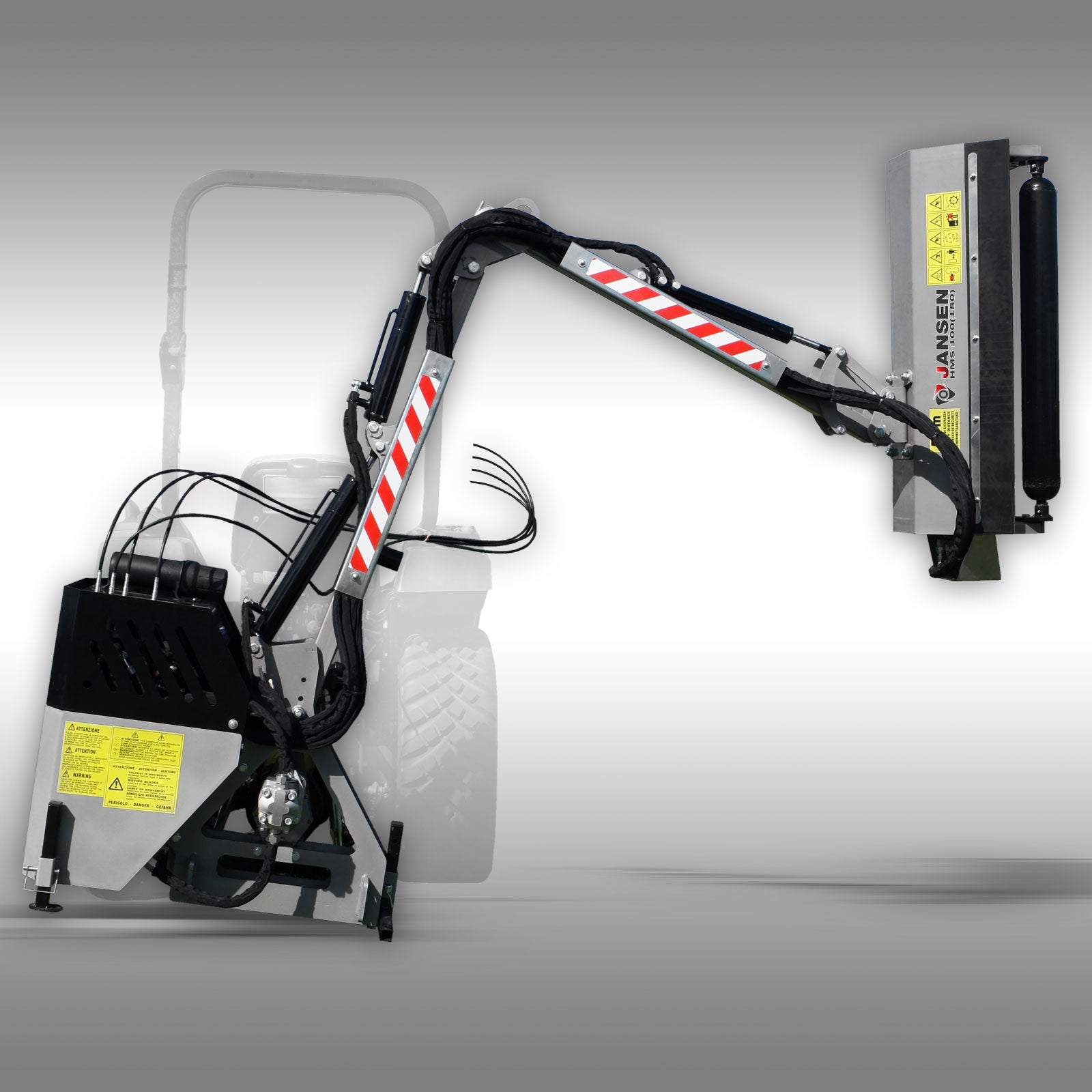 Hydraulischer Heckmulcher/Mähbalken Jansen HMS-100(180) Mähwerk/Balken