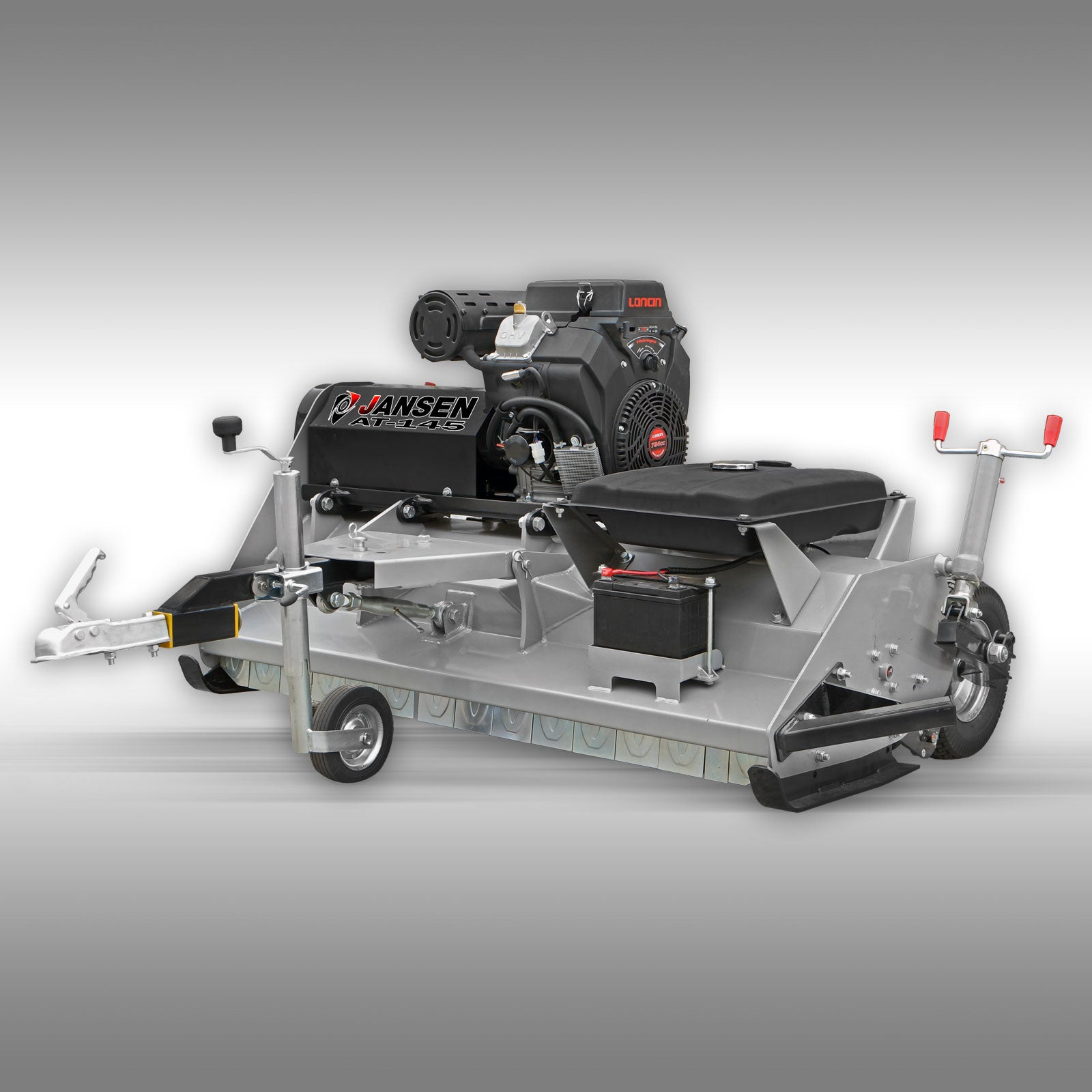 Schlegelmulcher Jansen AT-145, 23 PS Motor, Quad ATV Traktor, Mähwerk