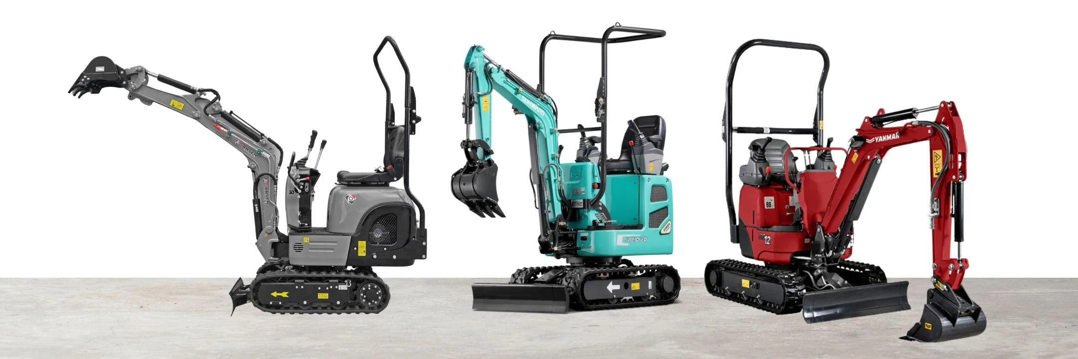 Mikro Bagger im Einsatz