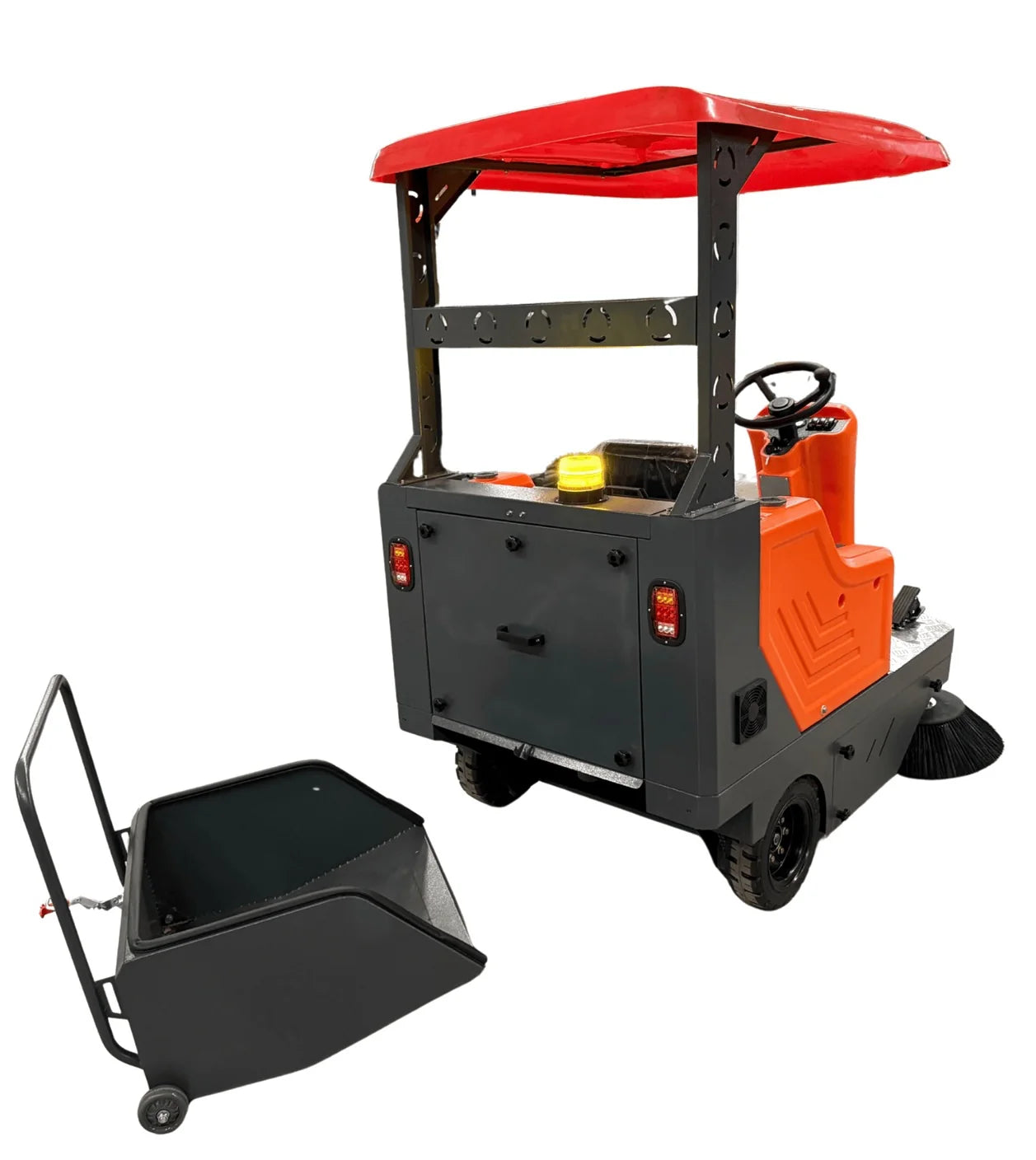 Aufsitz-Kehrmaschine mit Dach Graefer KM160-PRO
