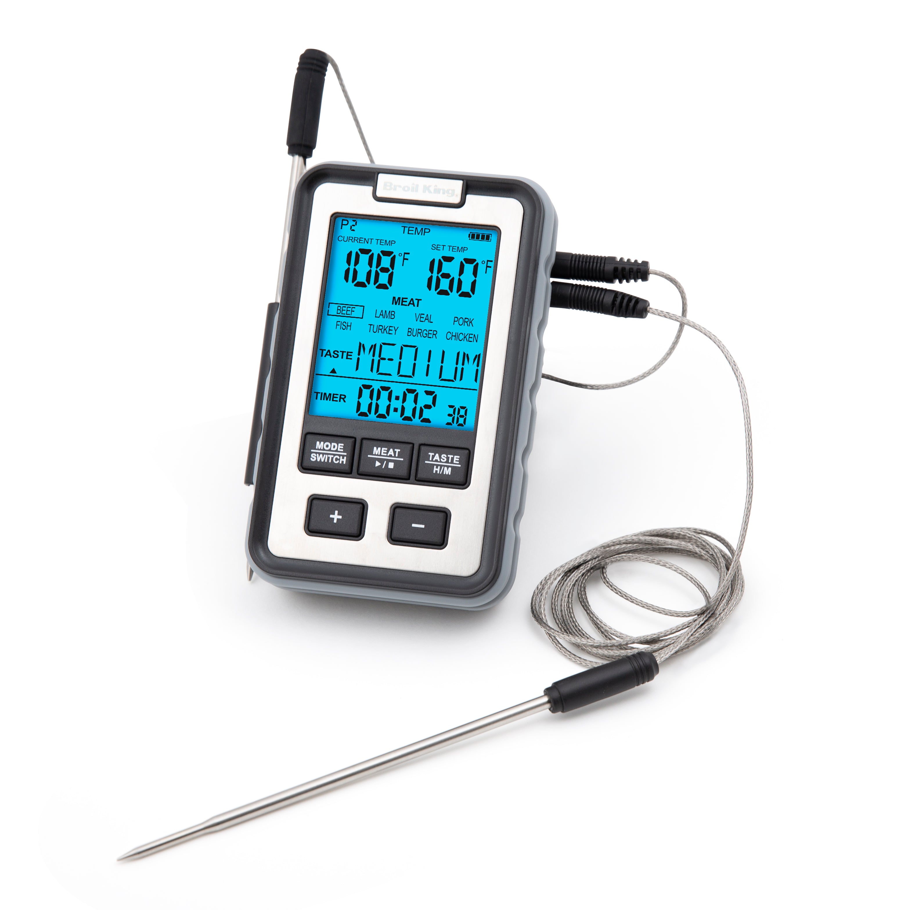 Broil King Seitenablagen Grillthermometer digital