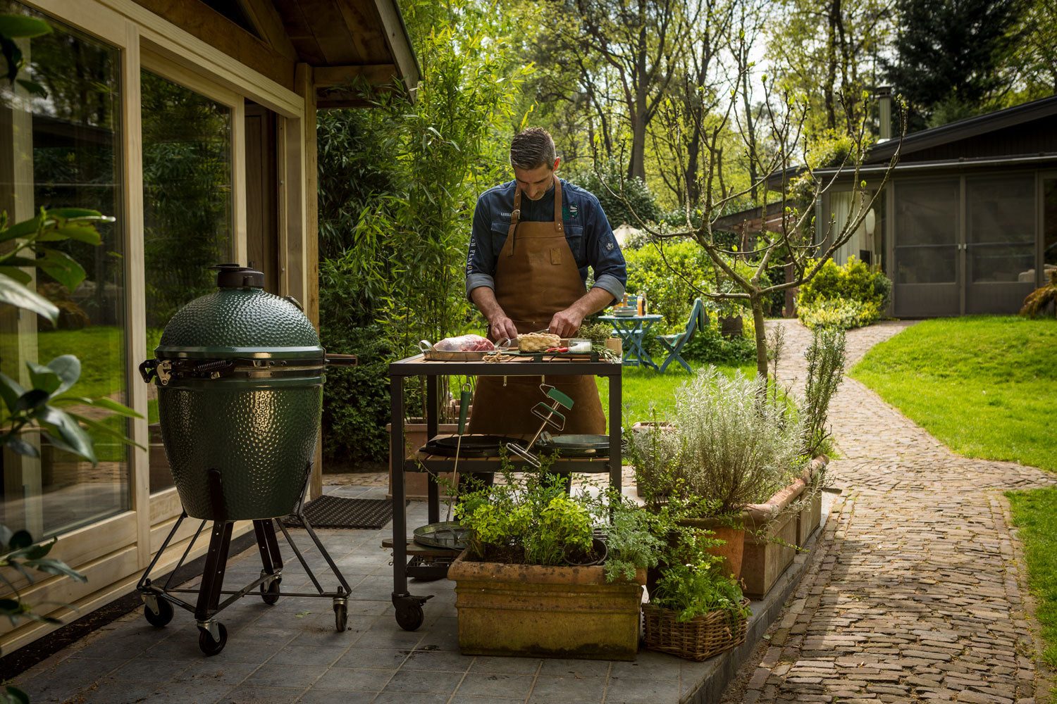 Big Green Egg Erweiterungsgestell / EGG Frame (ohne Einlagen)