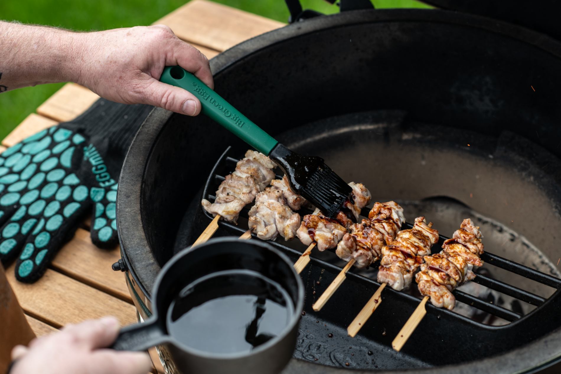 Big Green Egg Satay-Grill aus Gusseisen für XLarge & Large