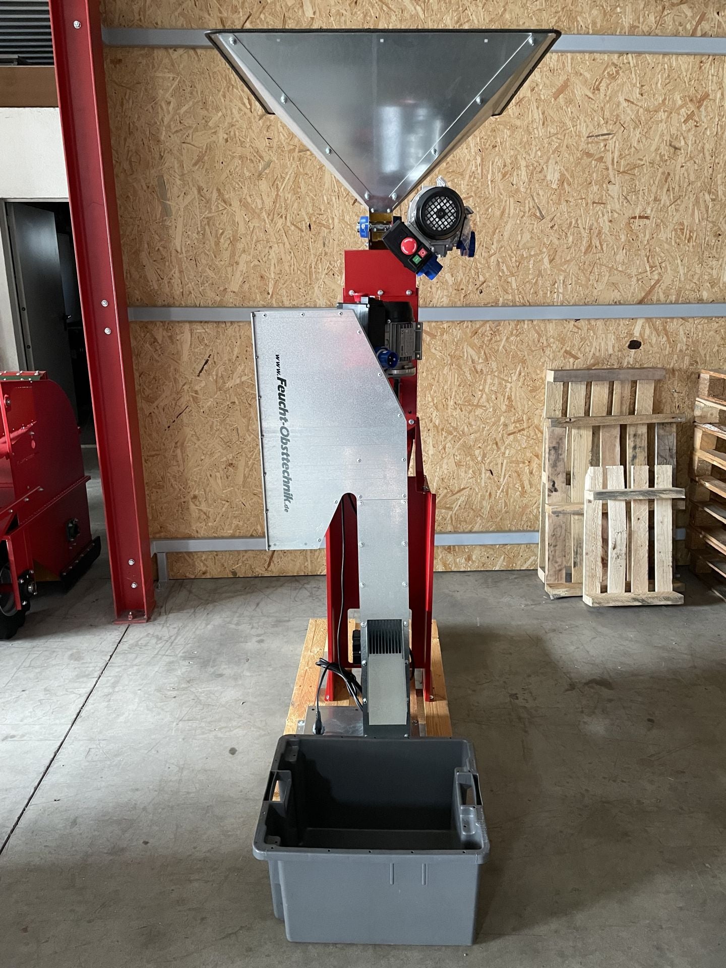 Feucht Obsttechnik Schalenentferner Schalengebläse