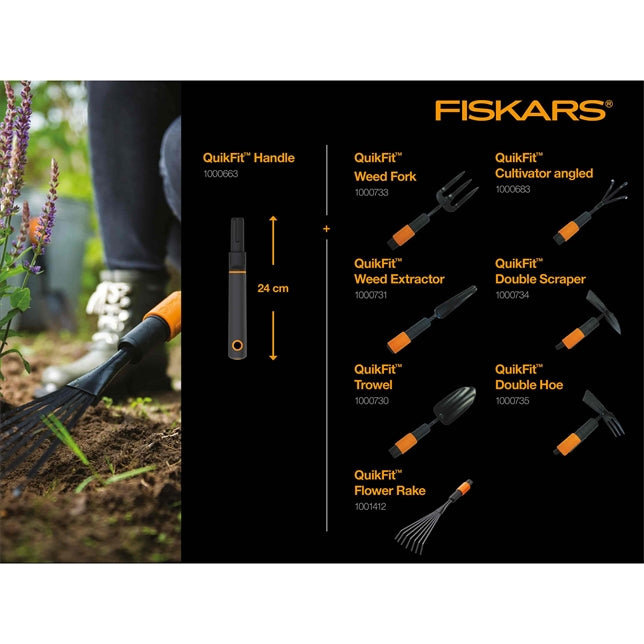 Fiskars QuikFit Handgriff, 24 cm