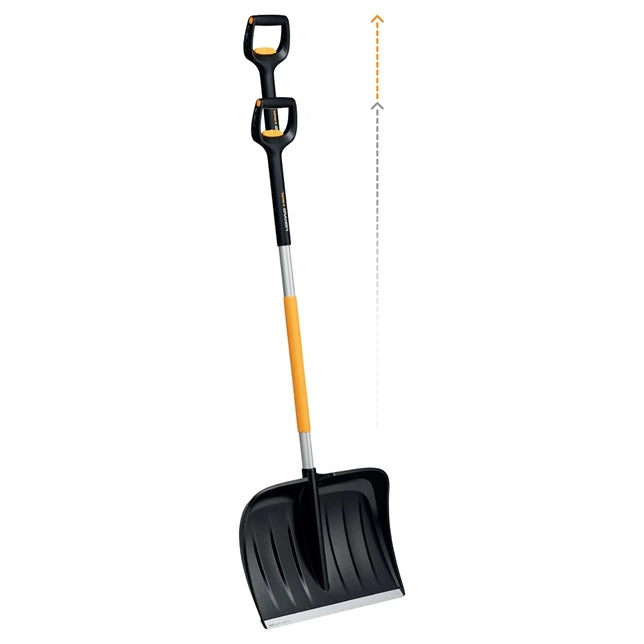 Fiskars X-series Teleskop-Schneeräumer