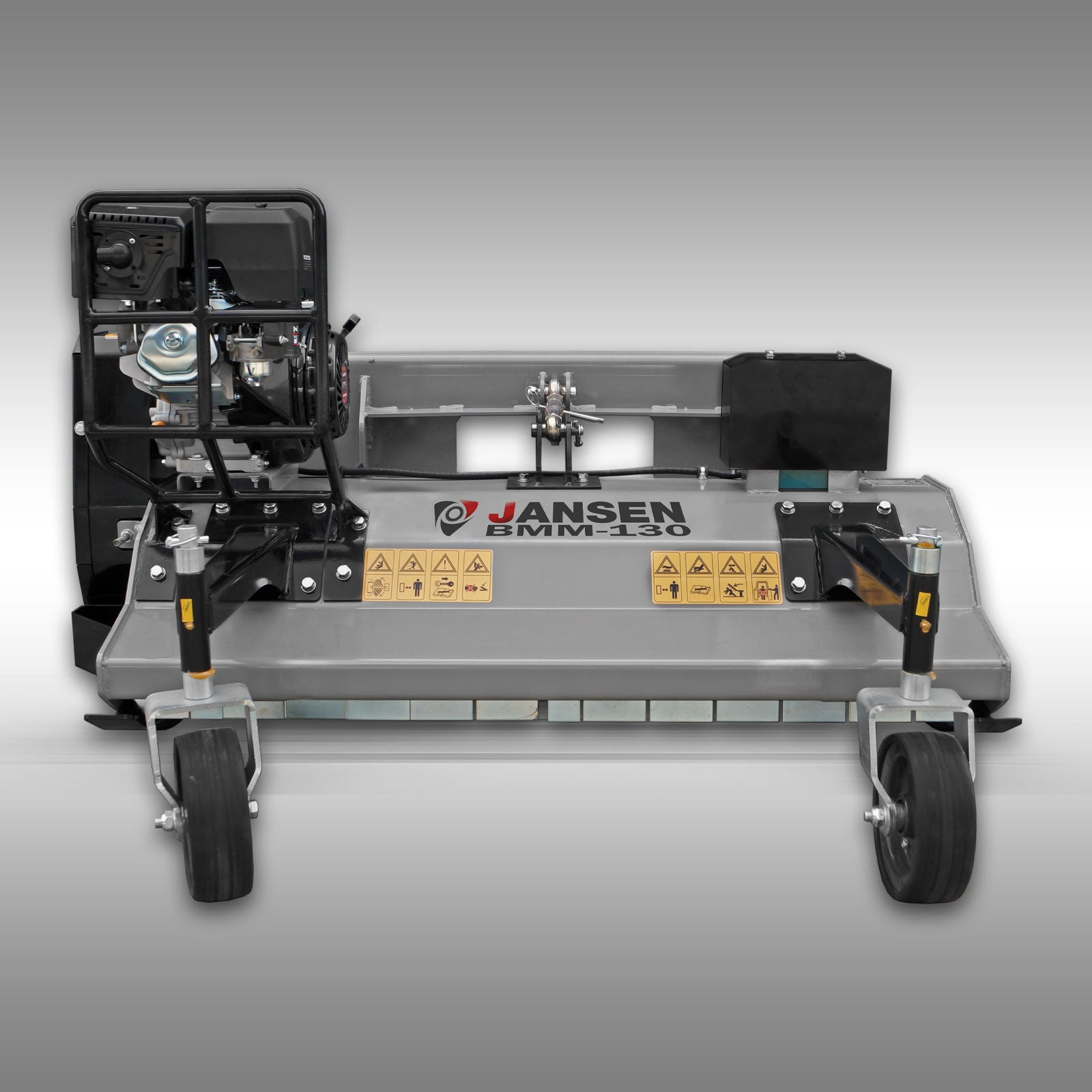 Frontmulcher Jansen BMM-130, Schlegelmulcher, Benzin, Mähwerk