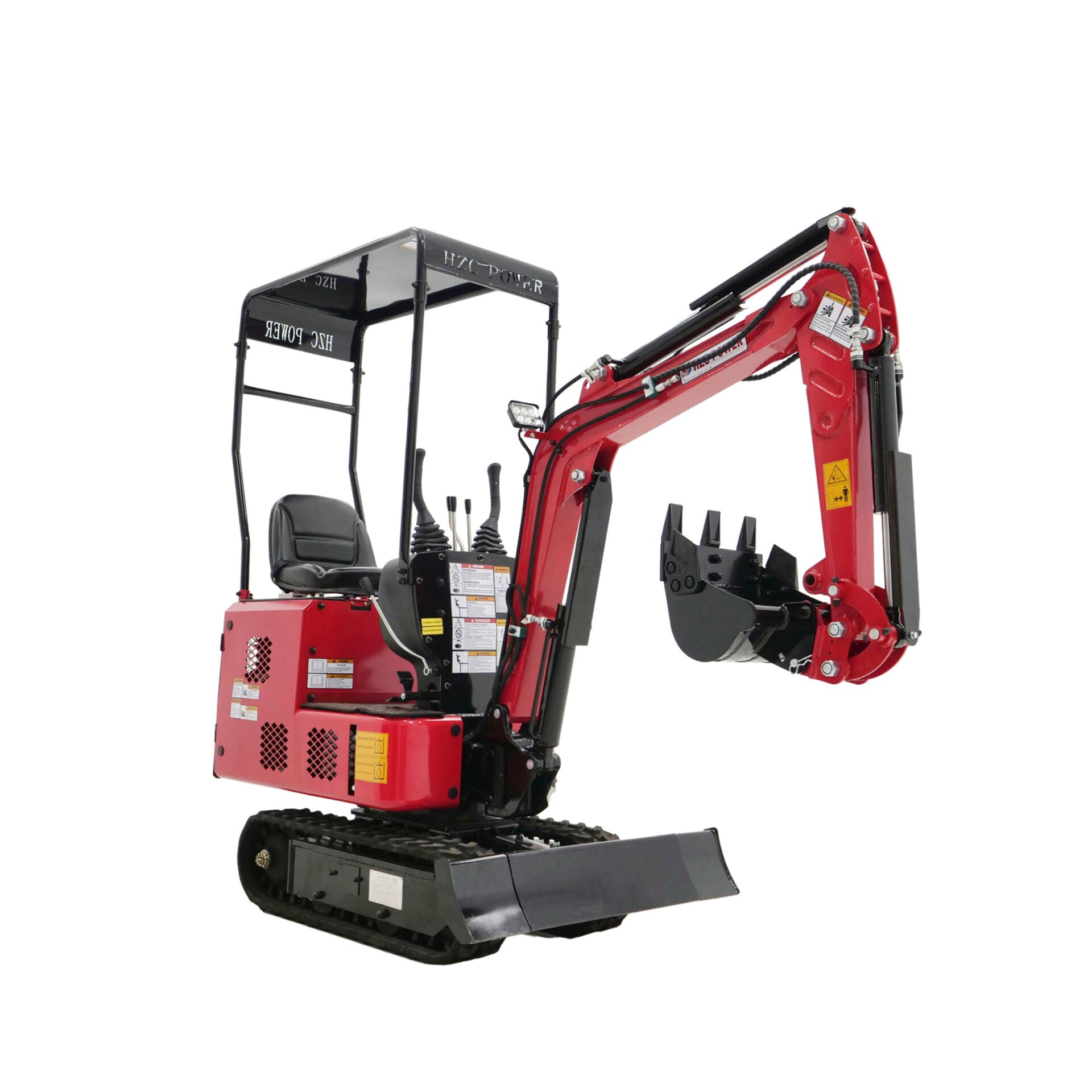 HZC Power Minibagger EBKB810K, Benzin, Elektro