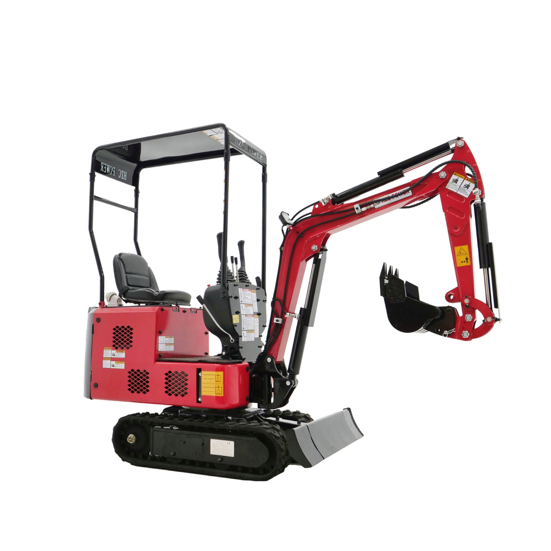 HZC Power Minibagger EBKB810K, Benzin, Elektro