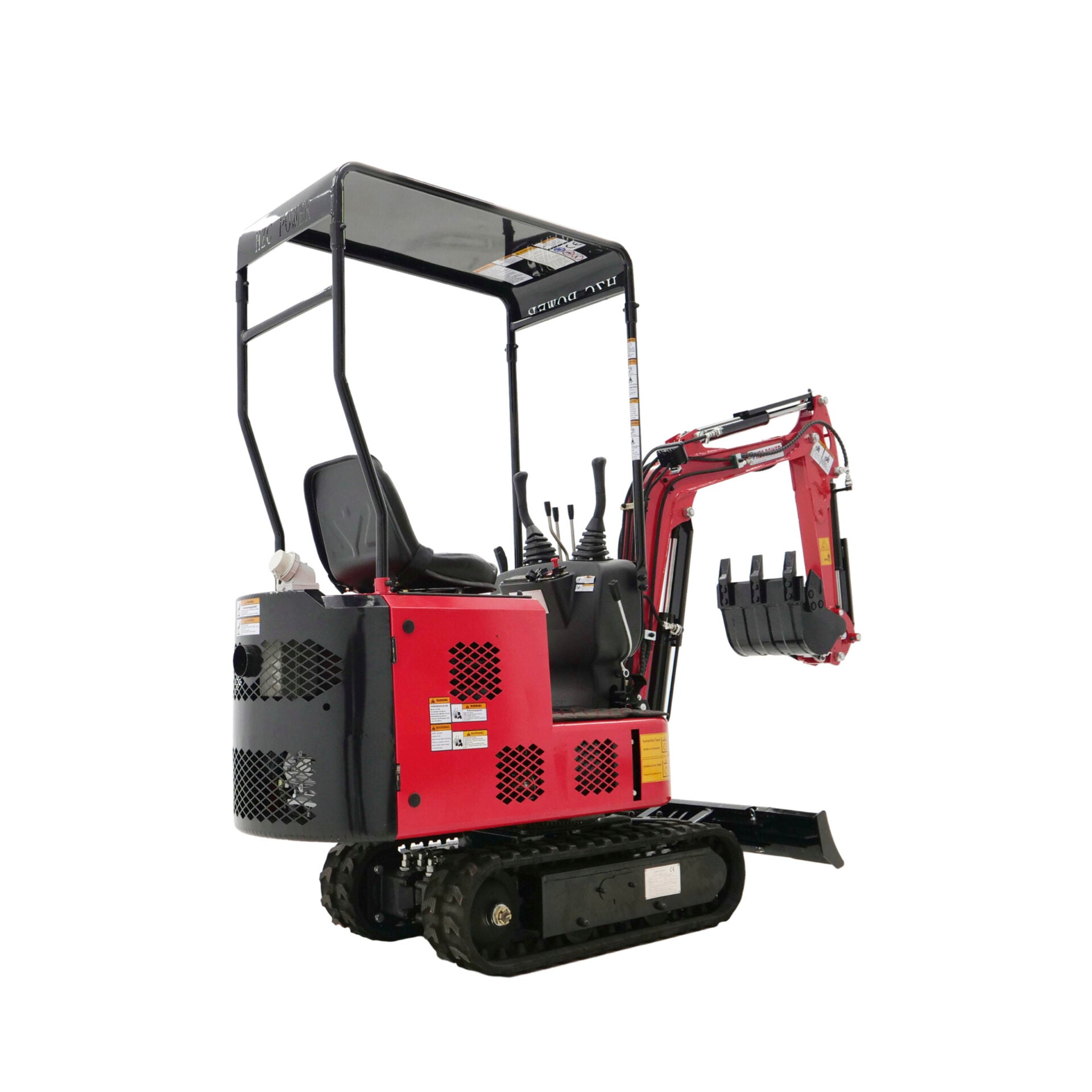 HZC Power Minibagger EBKB810K, Benzin, Elektro