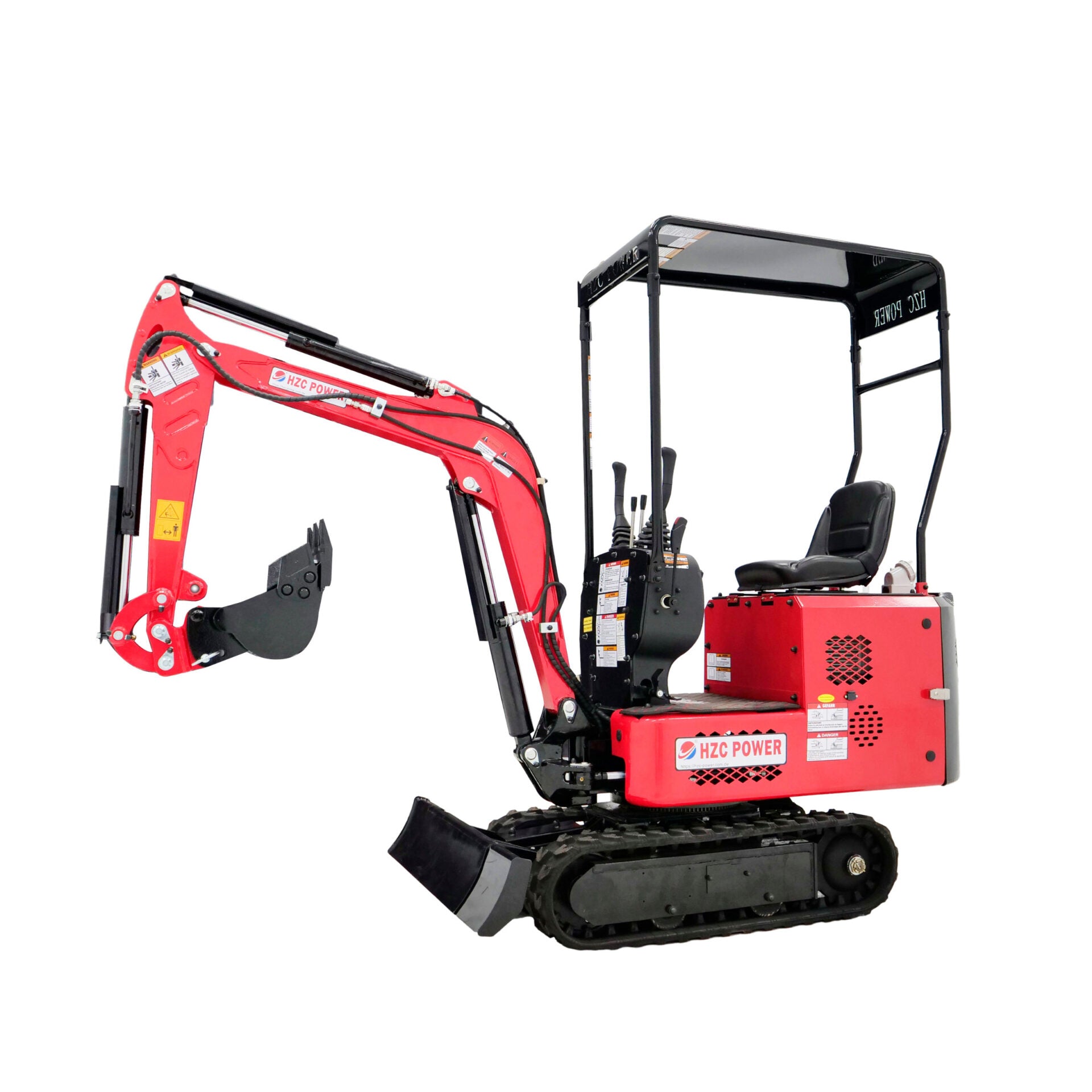 HZC Power Minibagger EBKB810K, Benzin, Elektro