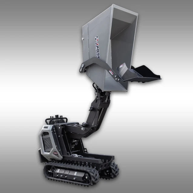 JANSEN® RD-700proS Raupendumper, hydrostatisch, Selbstladefunktion, Hochentleerung