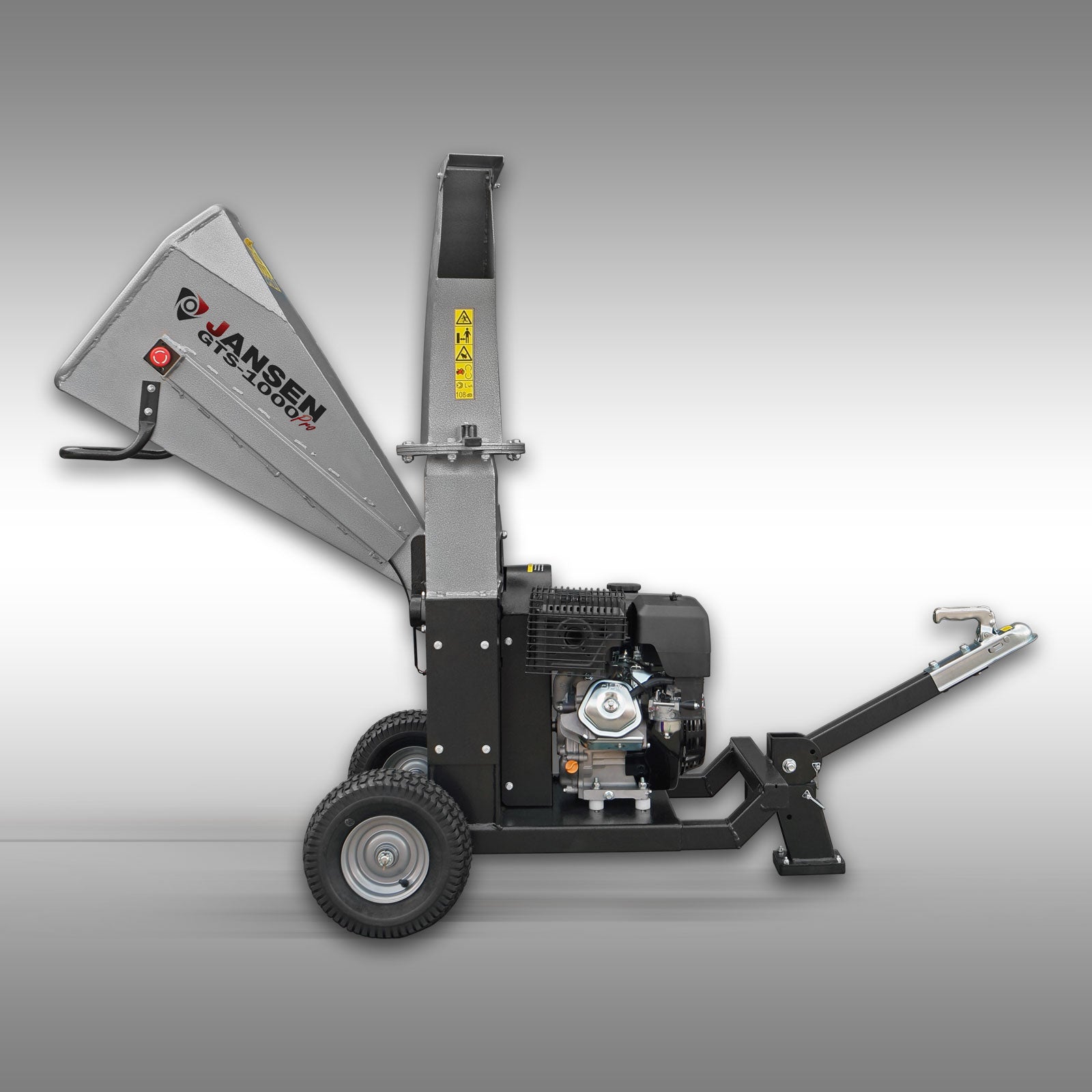Jansen GTS-1000pro, Gartenschredder, Gartenhäcksler, 15 PS