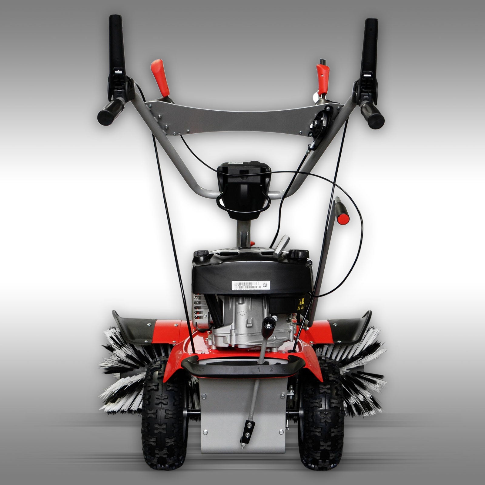Kehrmaschine Jansen MKB-500BS, B&S 750EX Serie inkl. Schneeschild und Behälter