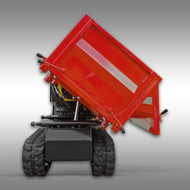 Jansen Raupendumper RD-1000, Kettendumper Motordumper, 3 Seiten-Kipper