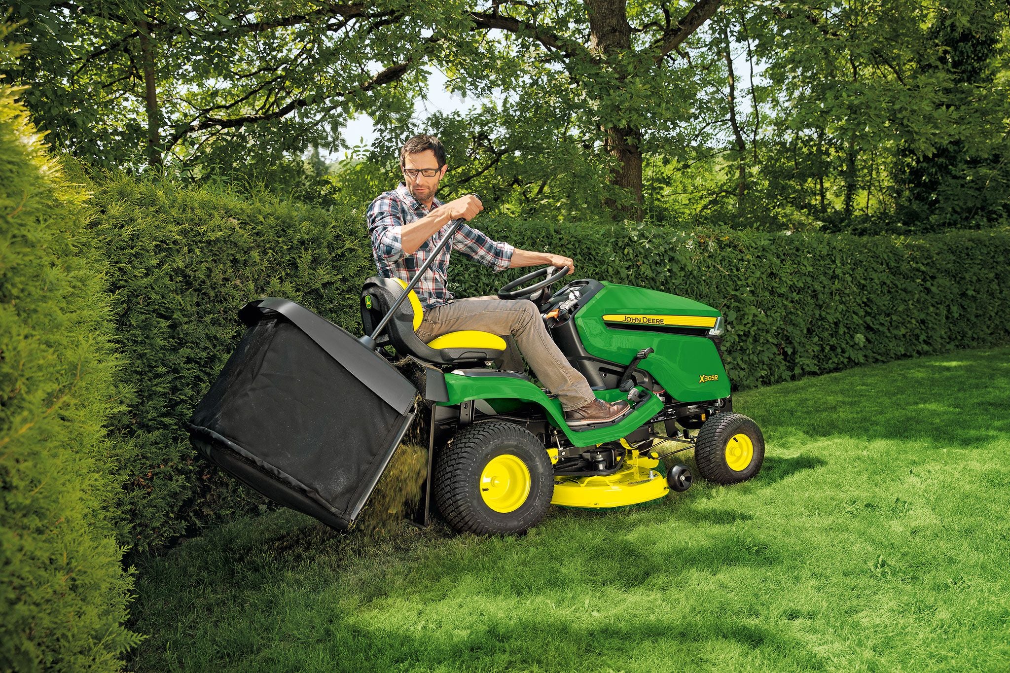 John Deere Rasentraktor X350R