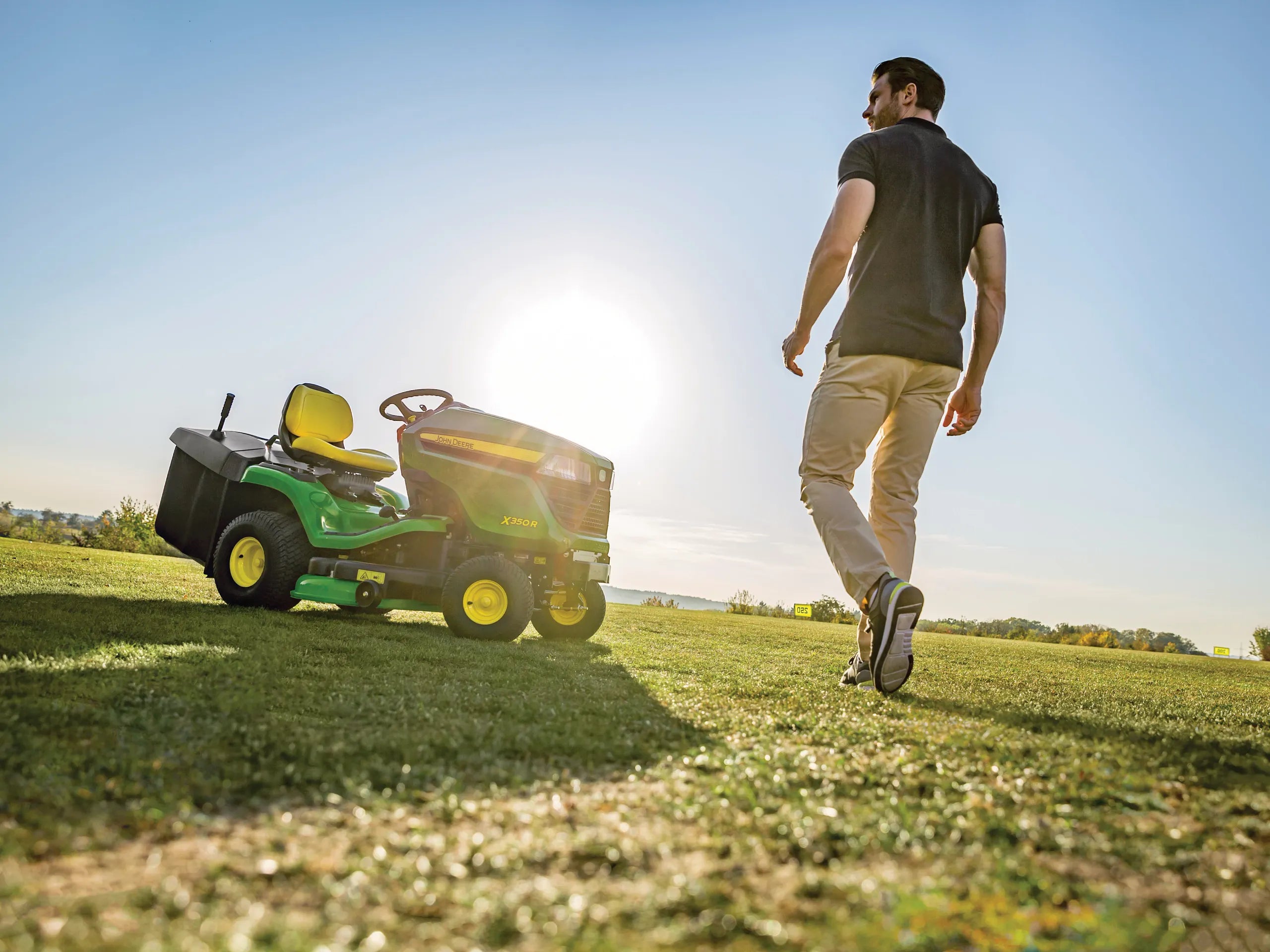 John Deere Rasentraktor X350R