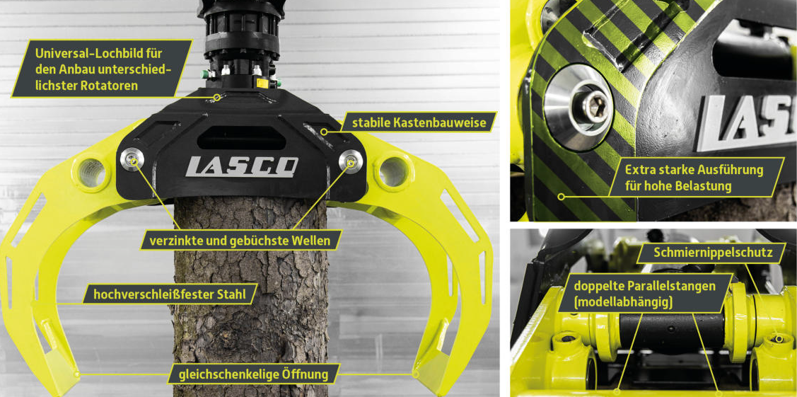LASCO Holzzange Doppelzylinder LA1700DZ