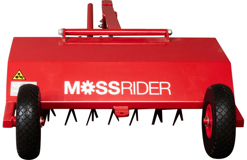 Mossrider Anhängervertikutierer für Rasentraktor