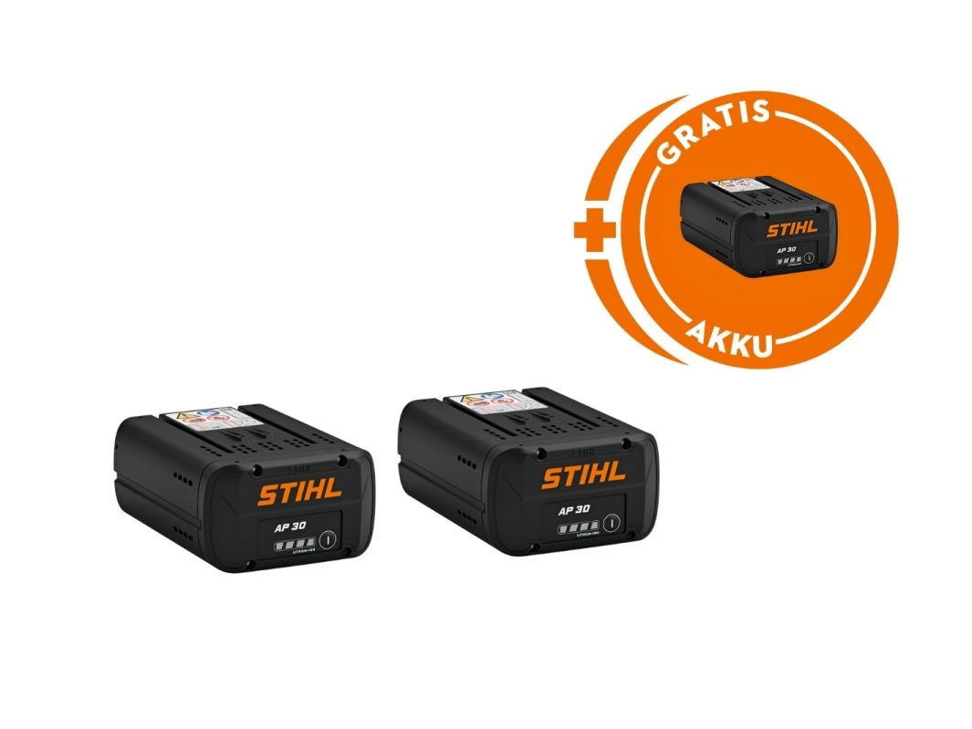 Stihl Set mit 3x Akku AP 30