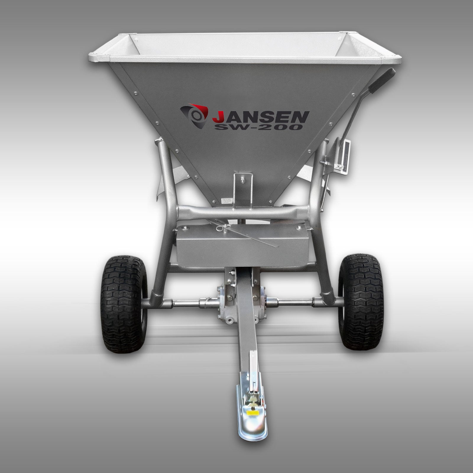 Streuwagen Jansen SW-200, Nachlaufstreuer, Düngerstreuer, Salzstreuer