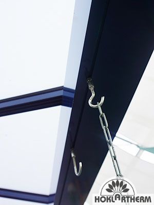 Hoklartherm Rohr-Hakenkombination aus Edelstahl