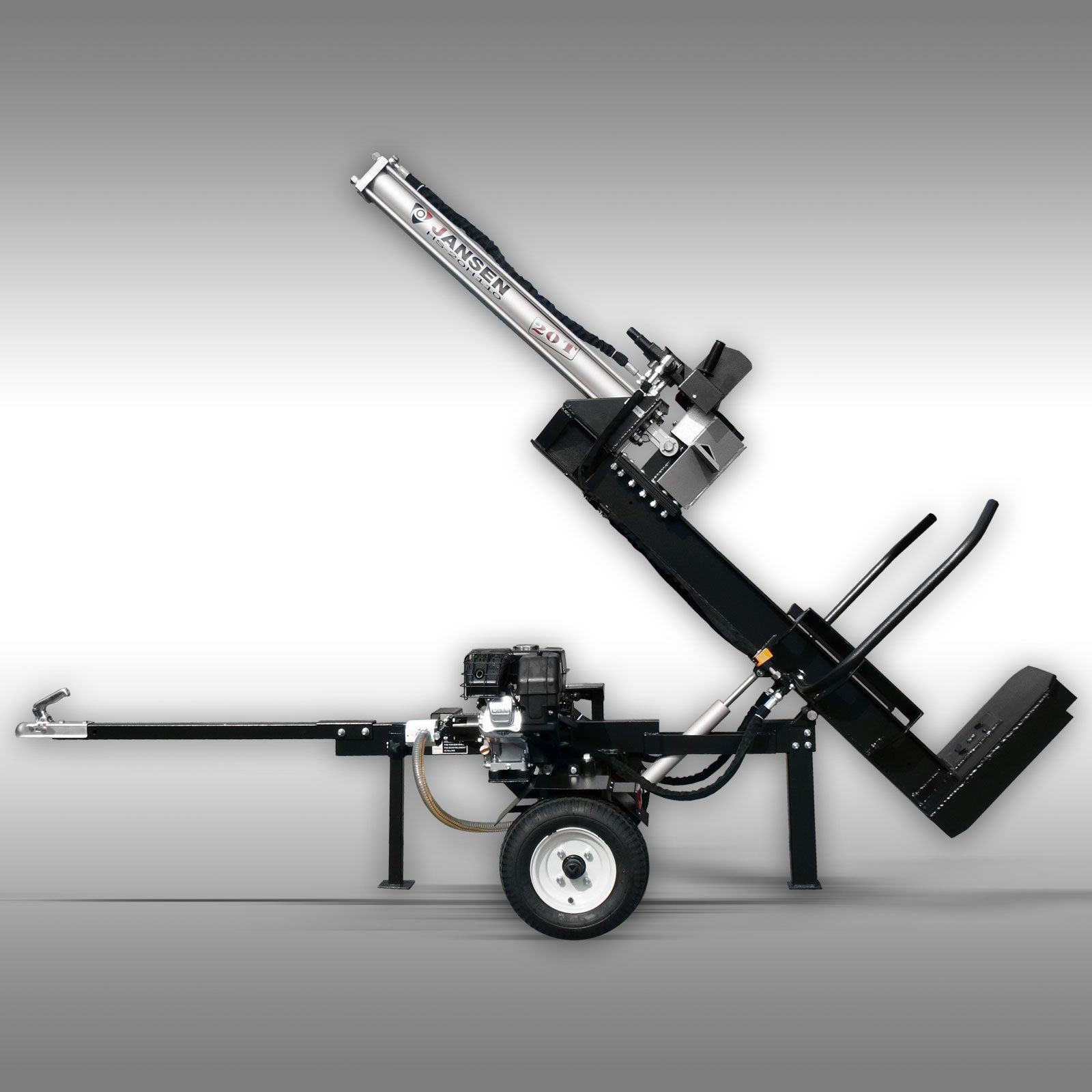 Holzspalter Jansen HS-20H110, 20t, 110cm, Benzinmotor, stehend